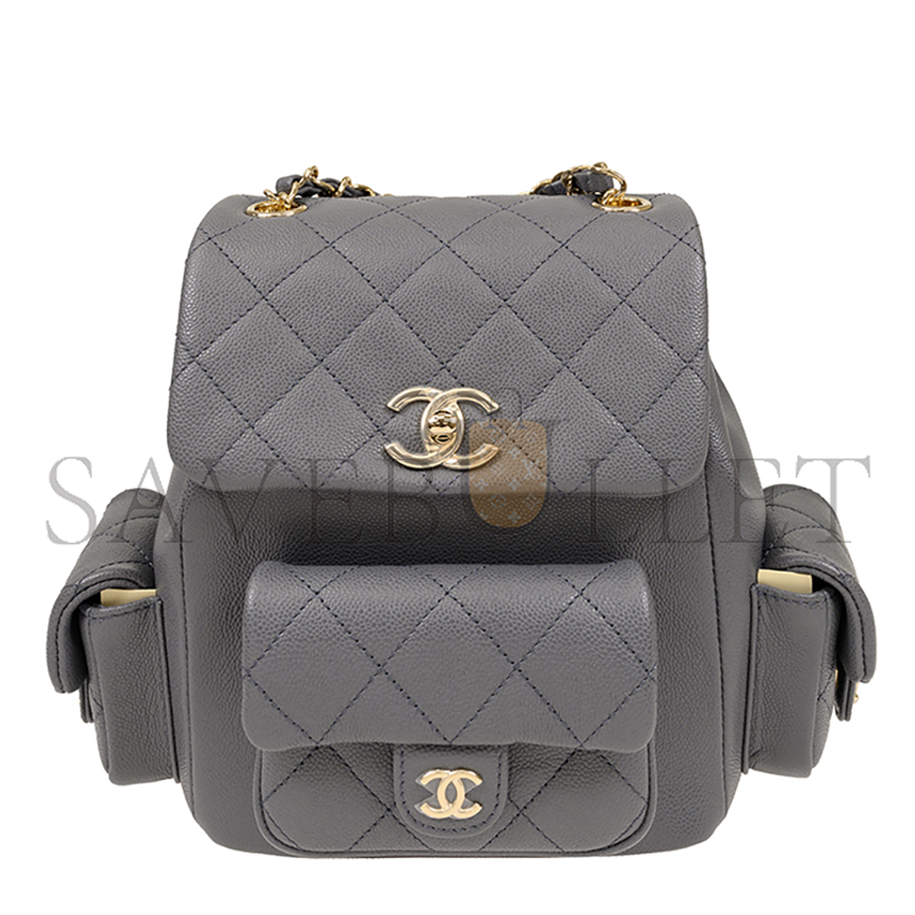 Ch*el master duma grey backpack as4398 (21.5*19.5*12cm)